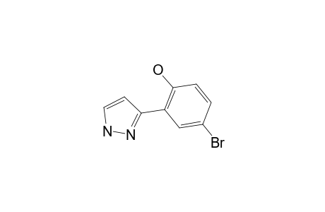 4-Bromo-2-(1H-pyrazol-3-yl)phenol