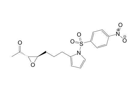 1-((2S*,3R*)-3-(3-(1-((4-nitrophenyl)sulfonyl)-1H-pyrrol-2-yl)propyl)oxiran-2-yl)ethan-1-one