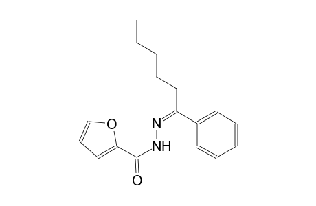 2-furancarboxylic acid, 2-[(Z)-1-phenylhexylidene]hydrazide