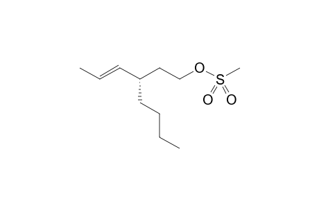 (+)-(S,E)-3-Butylhex-4-enyl Methanesulfonate