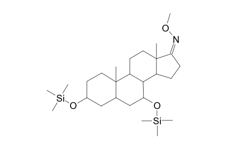 5.ALPHA.-ANDROSTANE-3.BETA.,7.BETA.-DIOL-17-ONE(17-O-METHYLOXIME-3.BETA.,7.BETA.-DI-TRIMETHYLSILYL ETHER)