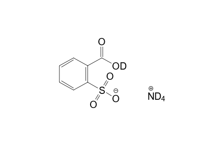 o-sulfobenzoica cid, s-ammonium salt