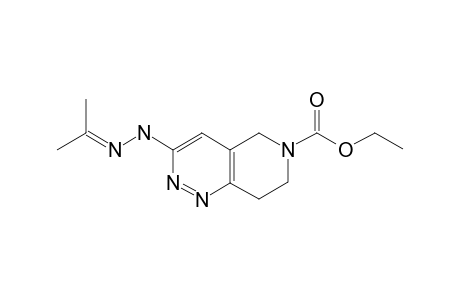 3-(isopropylidenehydrazino)-5,6,7,8-tetrahydropyrido[4,3-c]pyridazine-6-carboxylic acid, ethyl ester