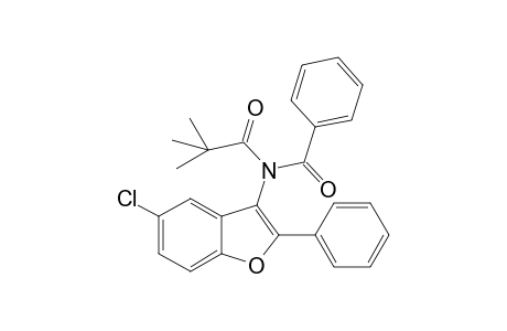 N-(5-Chloro-2-phenylbenzofuran-3-yl)-N-pivaloylbenzamide