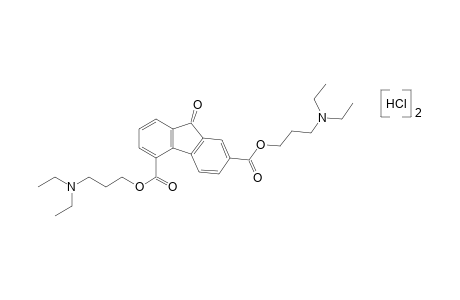 9-Oxofluorene-2,5-dicarboxylic acid, bis[3-(diethylamino)propyl] ester, dihydrochloride