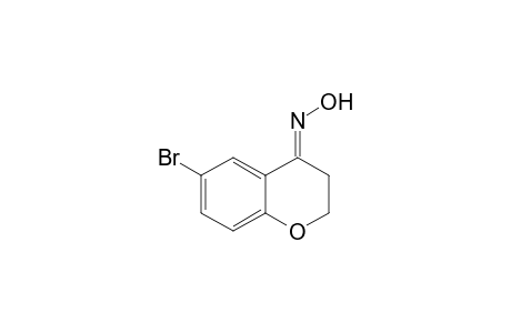 4H-1-Benzopyran-4-one, 6-bromo-2,3-dihydro-, oxime