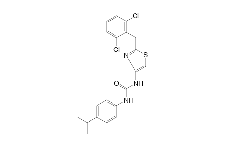 1-[2-(2,6-dichlorobenzyl)-4-thiazolyl]-3-(p-cumenyl)urea