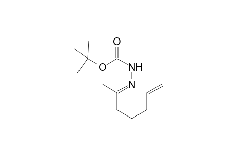 (E)-tert-butyl 2-(hept-6-en-2-ylidene)hydrazinecarboxylate