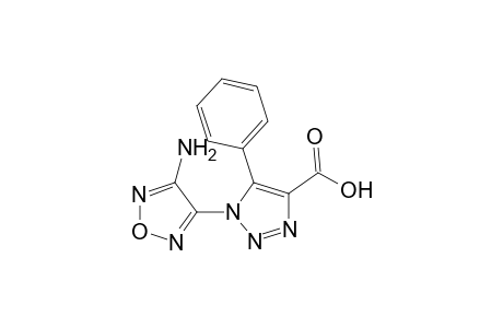 1-(4-Amino-1,2,5-oxadiazol-3-yl)-5-phenyl-1H-1,2,3-triazole-4-carboxylic acid