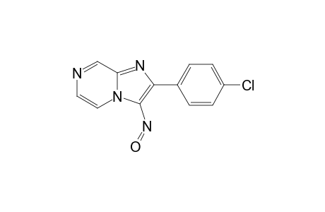 2-(4-Chlorophenyl)-3-nitrosoimidazo[1,2-a]pyrazine