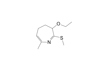 3-Ethoxy-7-methyl-2-methylsulfanyl-4,5-dihydro-3H-azepine