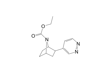 exo-2-(Pyridazin-4-yl)-7-azabicyclo[2.2.1]heptane-7-carboxylic acid Ethyl Ester