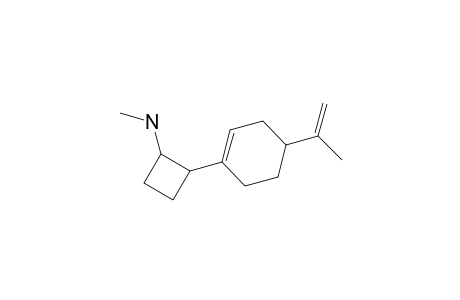 (+-)-N-methyl-2-(4-isopropenyl-1-cyclohexenyl)-cyclobutylamine