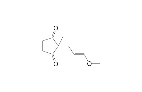 2-[(E)-3-methoxyallyl]-2-methyl-cyclopentane-1,3-dione