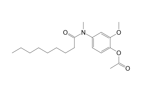 8-((4-Acetoxy-3-methoxyphenyl)methylaminocarbonyl)octane