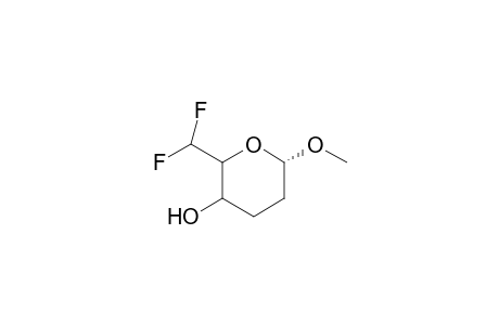 (S)-2-Difluoromethyl-6-methoxy-tetrahydro-pyran-3-ol