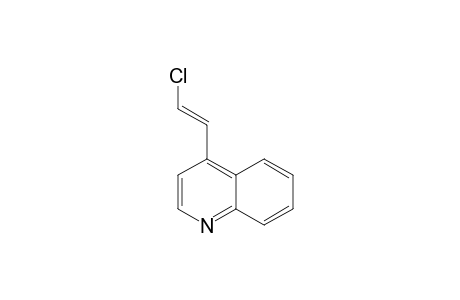 4(E)-(2'-Chloroethenyl)quinoline