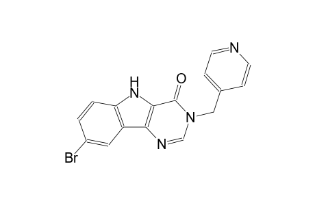 8-bromo-3-(4-pyridinylmethyl)-3,5-dihydro-4H-pyrimido[5,4-b]indol-4-one