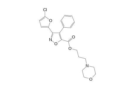 3-(Morpholin-4-yl)propyl [3-(5-Chlorofuran-2-yl)-4-phenylisoxazole-5-yl]carboxylate