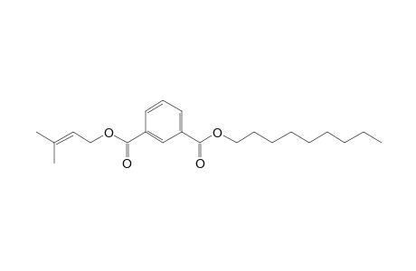 Isophthalic acid, 3-methylbut-2-en-1-yl nonyl ester