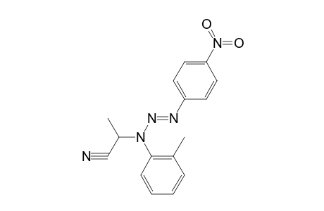 Triazene, 1-(O-methylphenyl)-1-(1-cyanoethyl)-3-(p-nitrophenyl)-