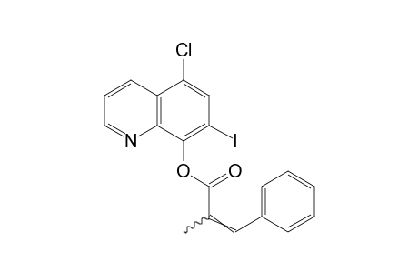 5-chloro-7-iodo-8-quinolinol, alpha-methylcinnamate (ester)