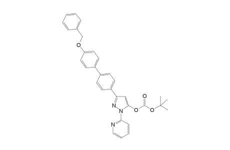 tert-Butyl 1-(2-Pyridinyl)-3-[4-(4'-benzyloxy)biphenyl]-pyrazol-5-yl Carbonate