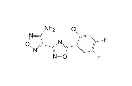 4-[5-(2-Chloro-4,5-difluoro-phenyl)-[1,2,4]oxadiazol-3-yl]-furazan-3-ylamine