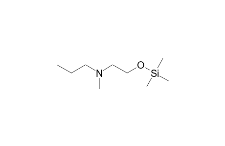 N-Methyl-N-propyl aminoethane-2-ol, trimethylsilyl ether