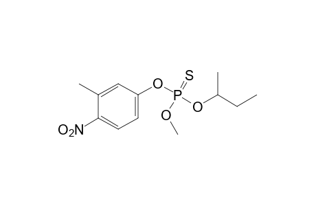 phosphorothioic acid, O-sec-butyl O-methyl O-4-nitro-m-tolyl ester