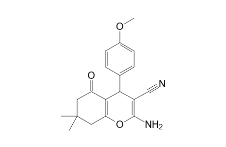 2-AMINO-3-CYANO-5,6,7,8-TETRAHYDRO-7,7-DIMETHYL-4-(2'-METHOXYPHENYL)-5-OXO-4H-BENZOPYRAN