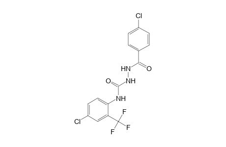 1-(p-CHLOROBENZOYL)-4-(4-CHLORO-alpha,alpha,alpha-TRIFLUORO-o-TOLYL)-SEMICARBAZIDE