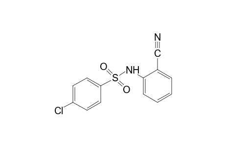 4-chloro-2'-cyanobenzenesulfonanilide