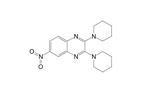 6-Nitro-2,3-bis(1-piperidinyl)quinoxaline
