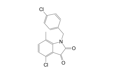 4-chloro-1-(4-chlorobenzyl)-7-methyl-1H-indole-2,3-dione