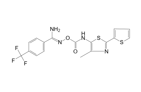 O-{[4-METHYL-2-(2-THIENYL)-5-THIAZOLYL]CARBAMOYL}-alpha,alpha,alpha-TRIFLUORO-p-TOLUAMIDOXIME