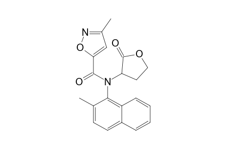 5-Isoxazolecarboxamide, 3-methyl-N-(2-methyl-1-naphthalen-yl)-N-(tetrahydro-2-oxo-3-furanyl)-