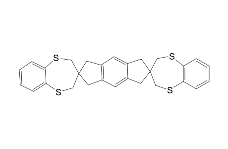 Dispiro-bis[(2H-Benzo[f]-3,4-dihydro-1,5-dithiepine-3,2,3',6' )cyclopentano[f' ]indan]