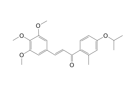 4'-(Isopropyl)oxy-2'-methyl-3,4,5-trimethoxychalcone (isomer 1)