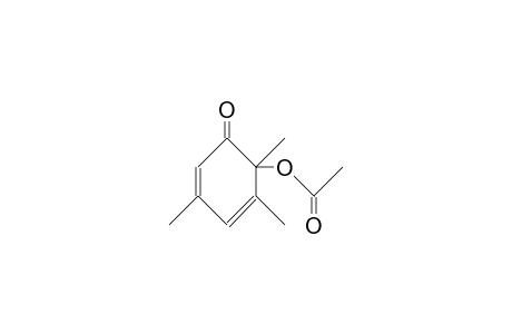 6-Acetoxy-3,5,6-trimethyl-2,4-cyclohexadienone