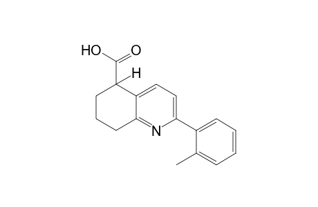 5,6,7,8-tetrahydro-2-o-tolyl-5-quinolinecarboxylic acid