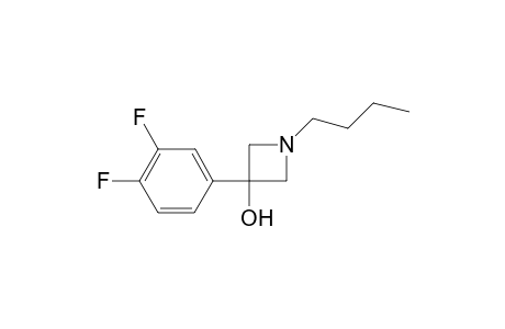 1-butyl-3-(3,4-difluorophenyl)azetidin-3-ol