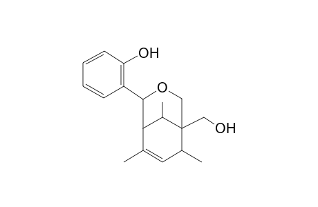 2-[5-(hydroxymethyl)-6,8,9-trimethyl-3-oxabicyclo[3.3.1]non-7-en-2-yl]phenol