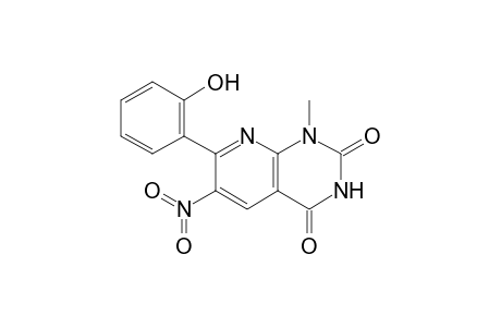 7-(2-Hydroxyphenyl)-1-methyl-6-nitropyrido[2,3-d]pyrimidine-2,4(1H,3H)-dione