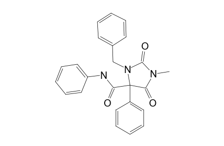 1-BENZYL-3-METHYL-5-PHENYL-5-PHENYLCARBAMOYLHYDANTOIN