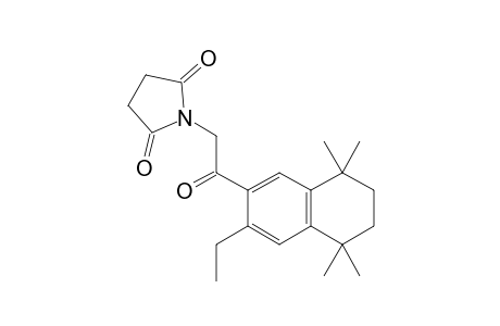 N-[(3-ethyl-5,6,7,8-tetrahydro-5,5,8,8-tetramethyl-2-naphthoyl)methyl]succinimide