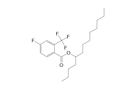 4-Fluoro-2-trifluromethylbenzoic acid, 5-tridecyl ester