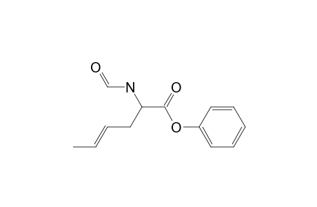 N-formyl-trans-crotylglycine phenyl ester