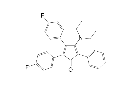 2,4-Cyclopentadien-1-one, 3-(diethylamino)-4,5-bis(4-fluorophenyl)-2-phenyl-