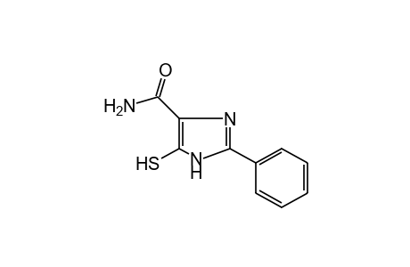 5-mercapto-2-phenylimidazole-4-carboxamide